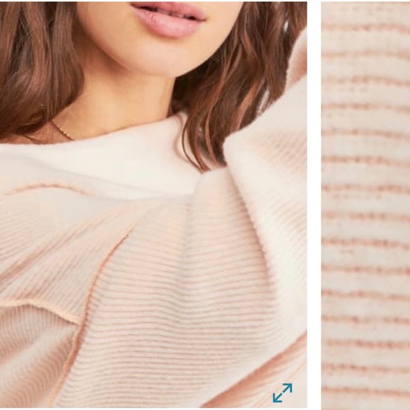 *NEW* Free People Off-the-Shoulder Knit Sweater Small - Picture 4 of 12